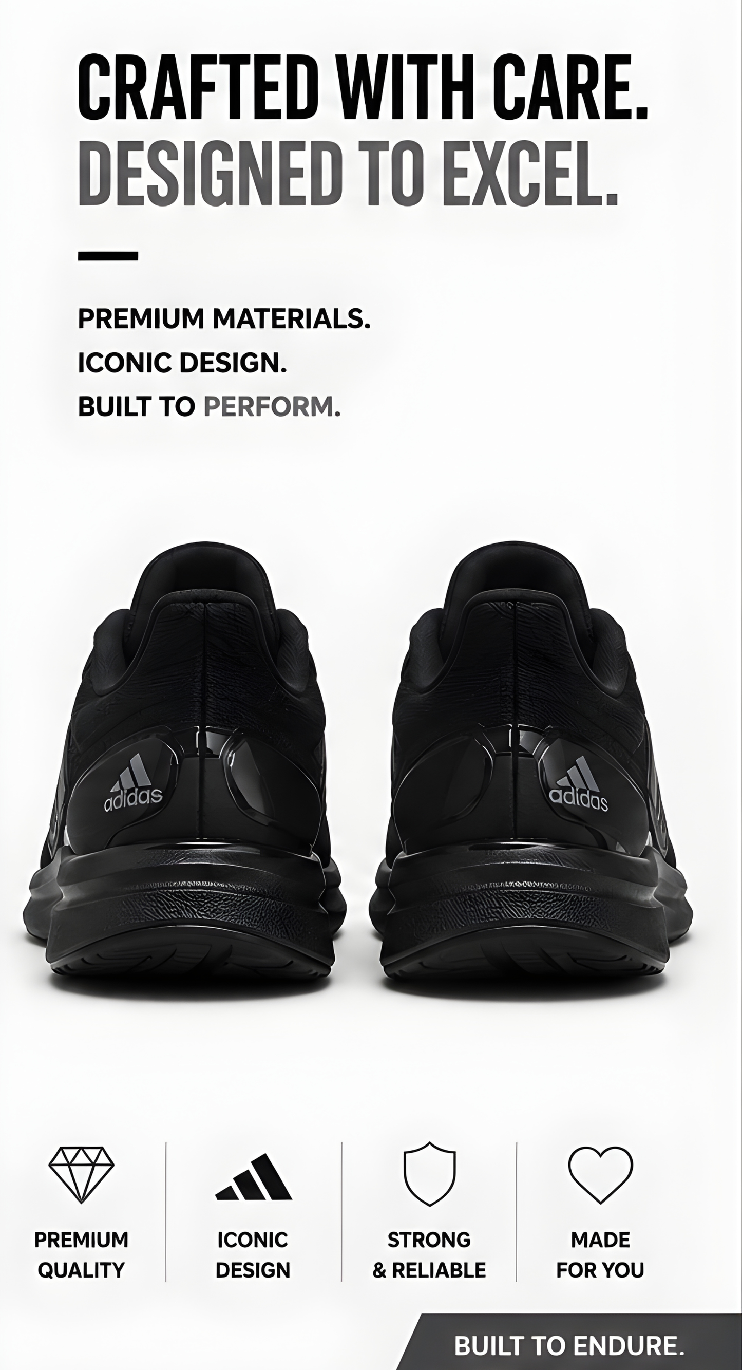 EQ21 Run Shoes Full/Black