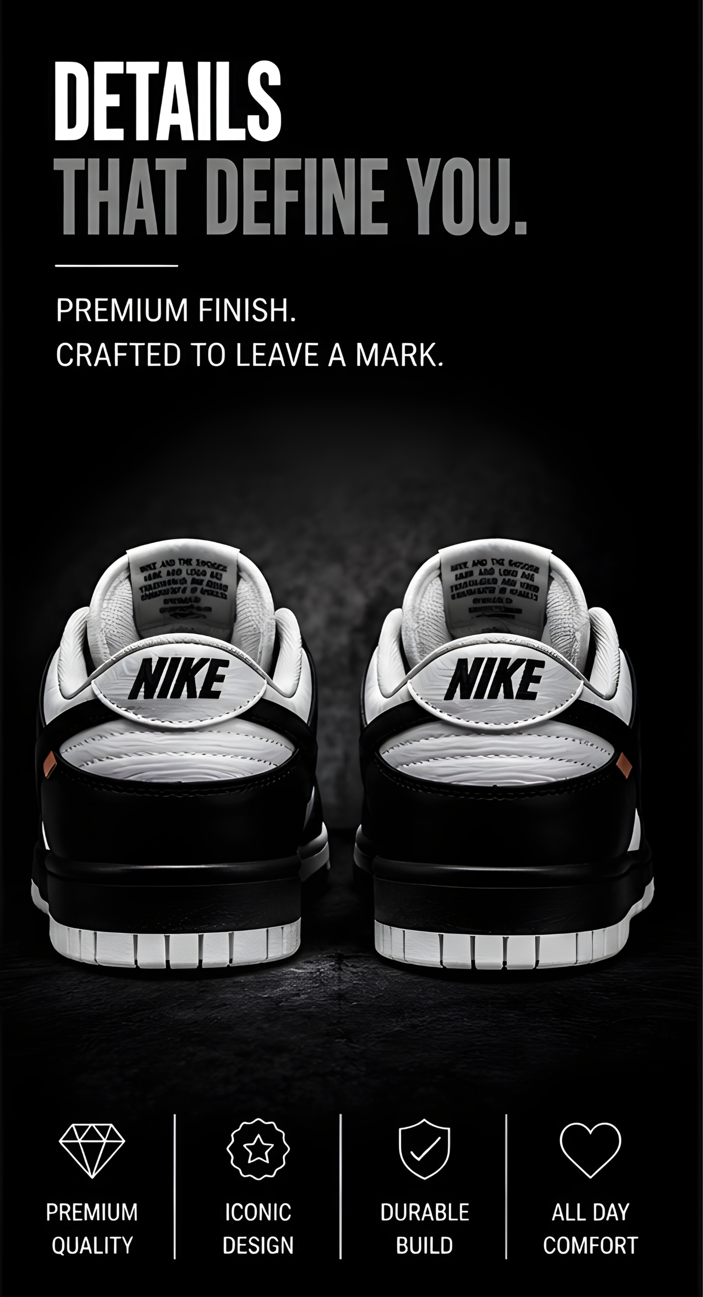 Nike Dunk Low Cement Panda