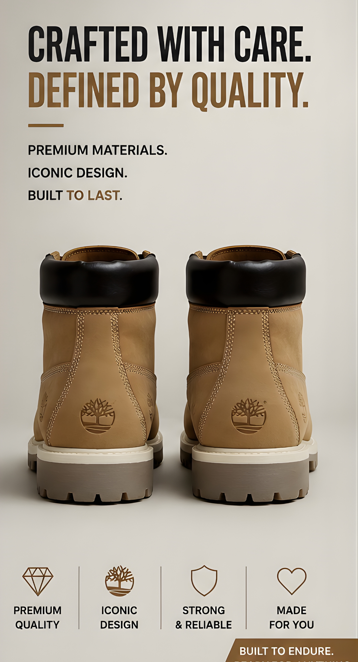 Boots Nubuck Camel (No Branding on Side)