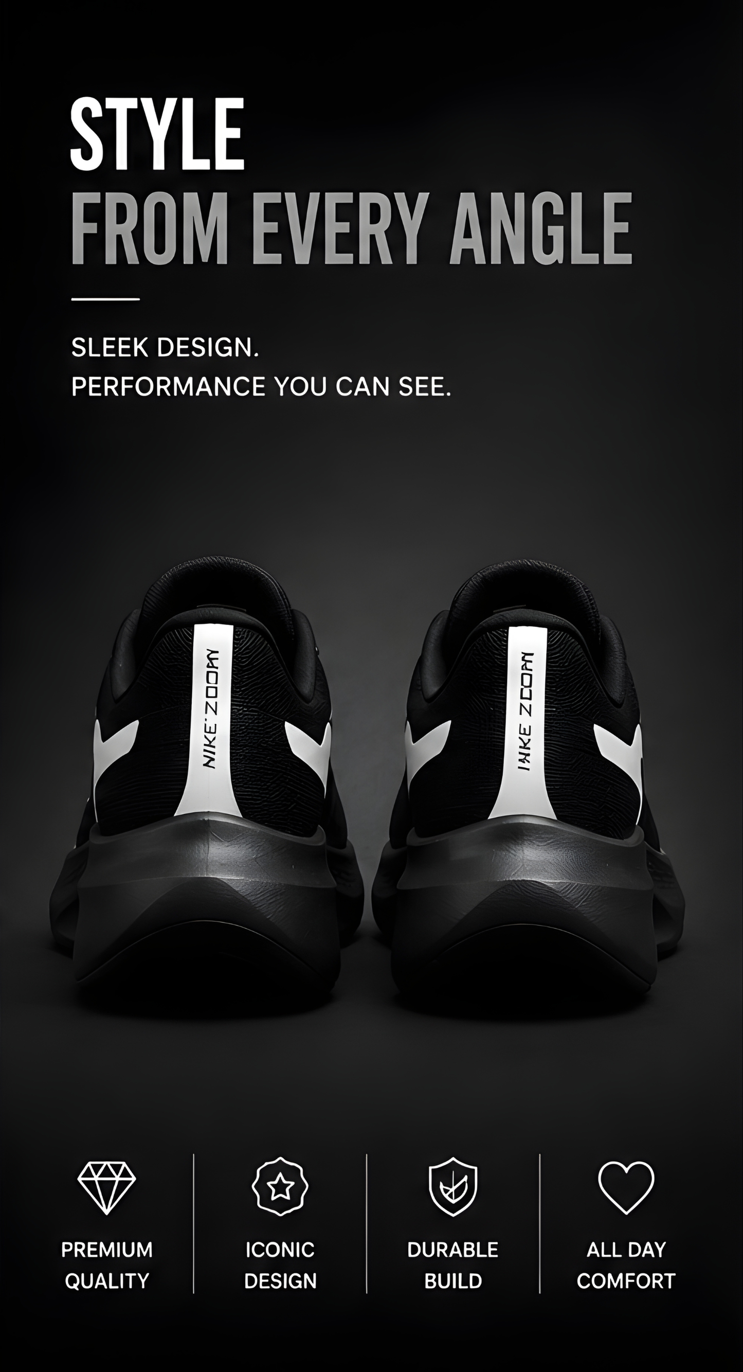 Nike Zoom 8 Full Black