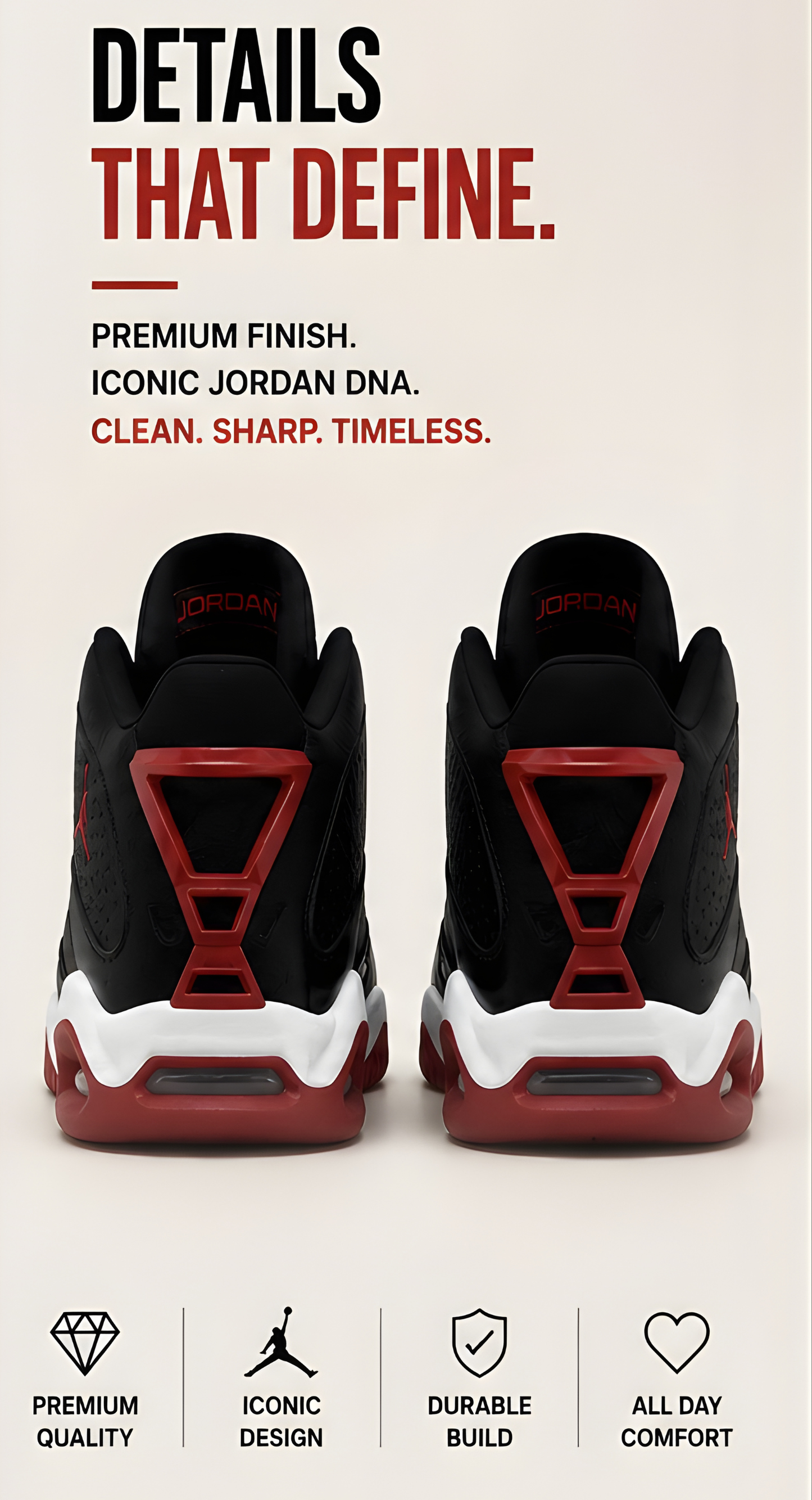 Jordan Beloyal Black Red