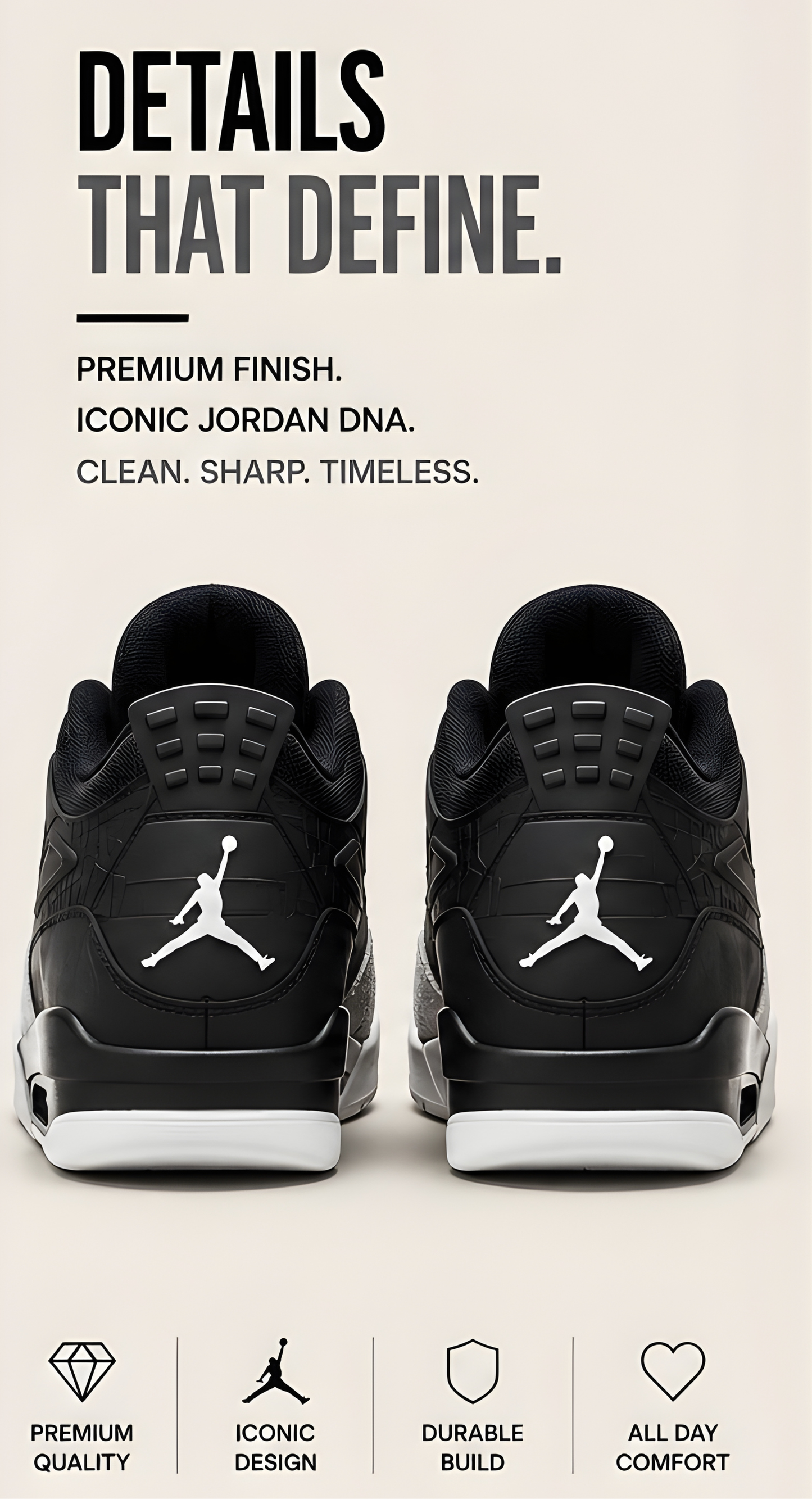 Jordan RM Grey Black