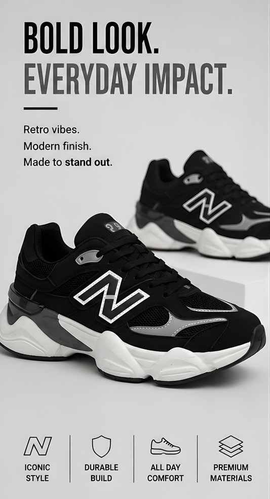 New Balance 9060 Black & White