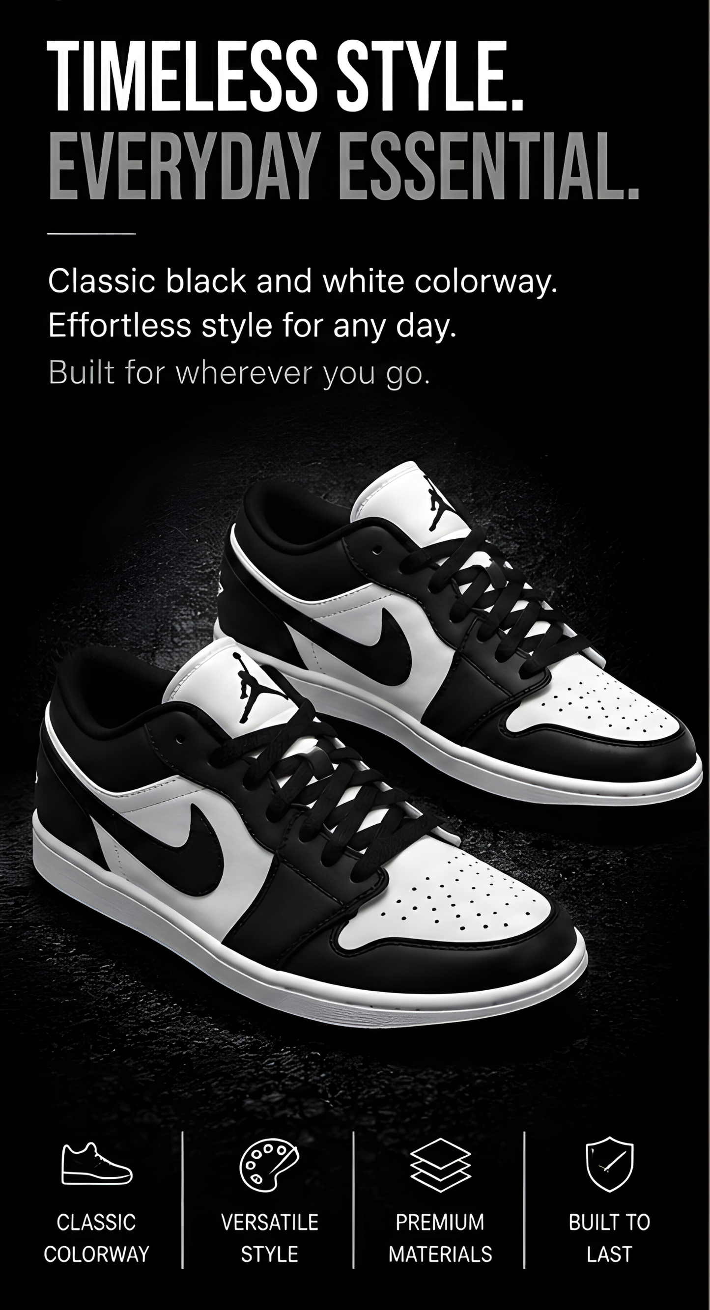 Air Jordan 1 Low Panda