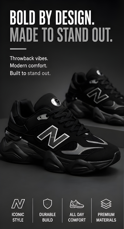 New Balance 9060 Full Black