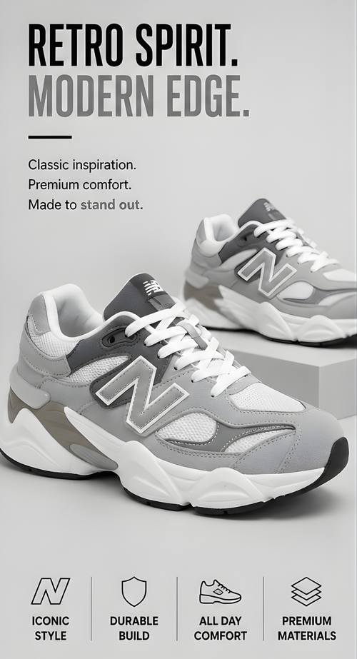 New Balance 9060 Grey 2.0