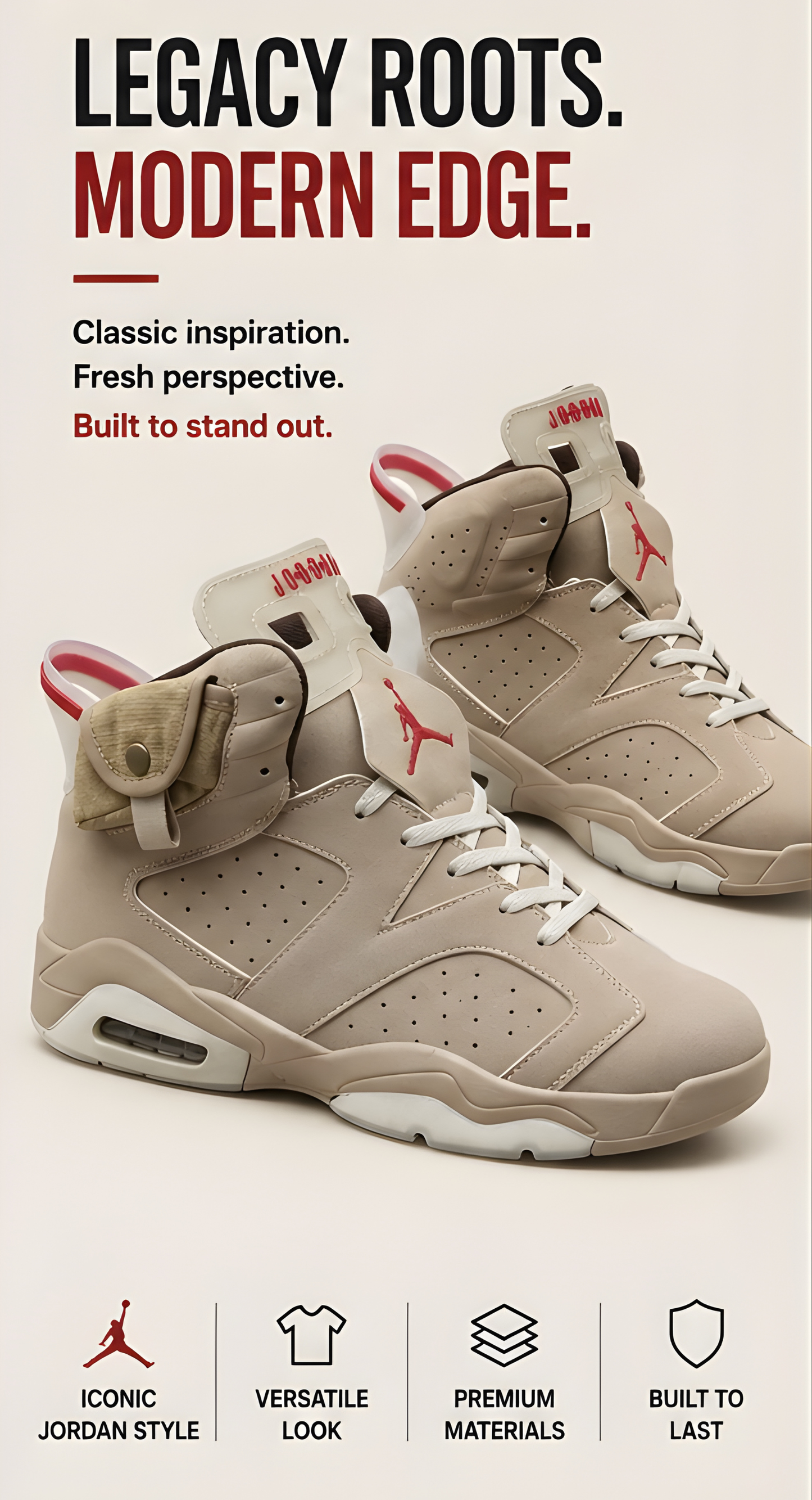 Jordan 6 x Travis Scott British cream