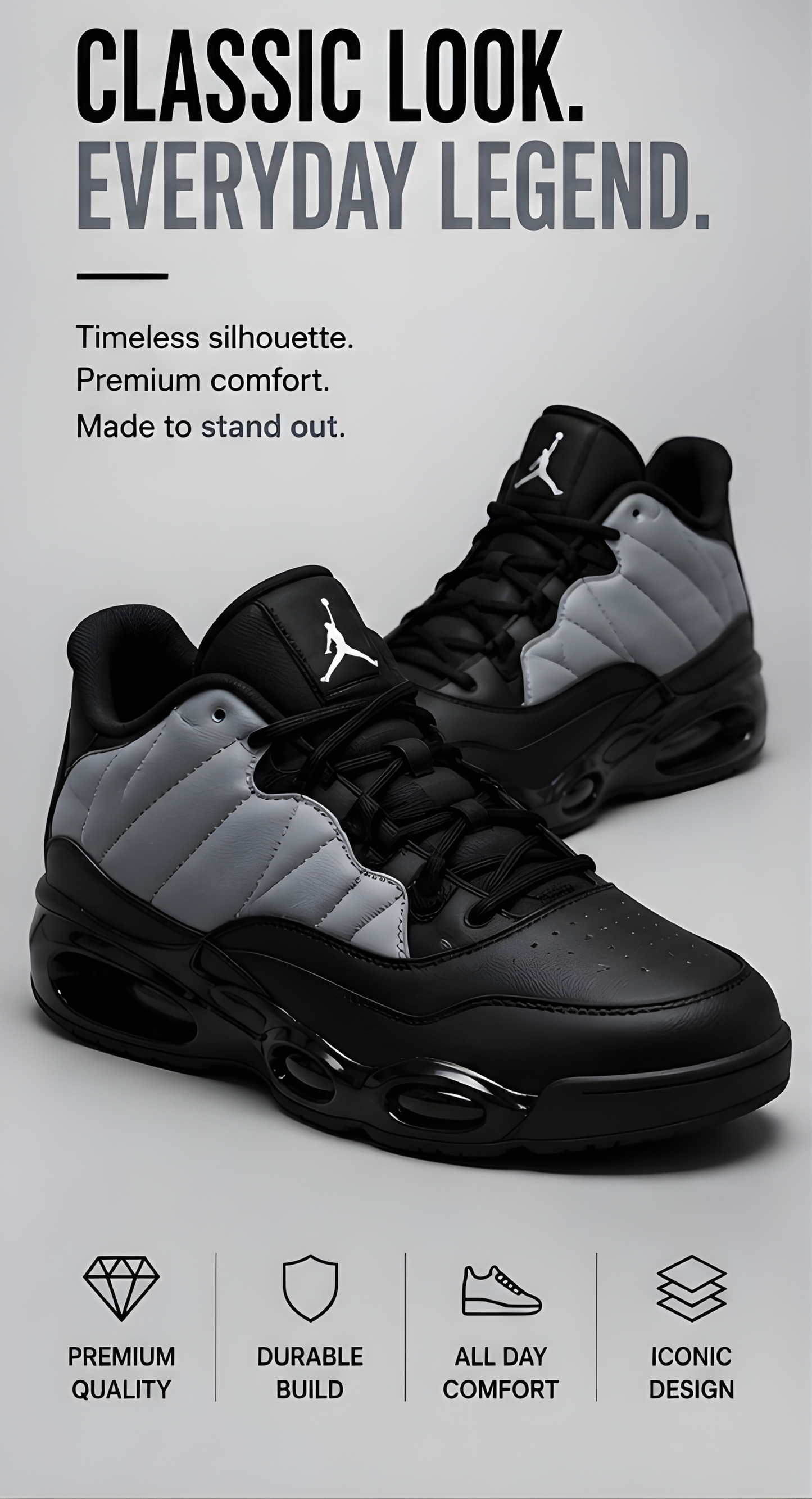J 12 Grey/Black Tube