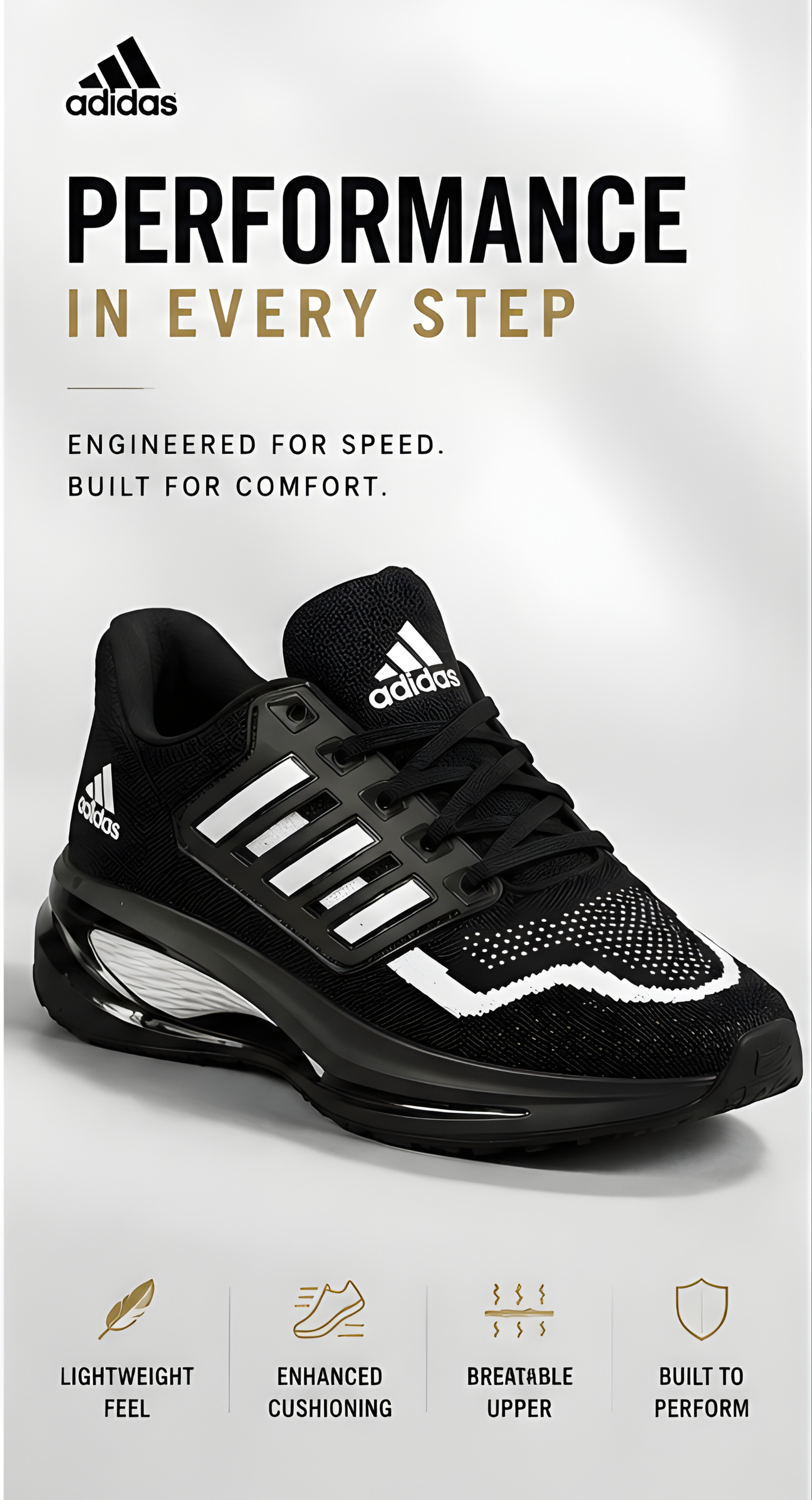Adidas Bounce 3.0 Black:White