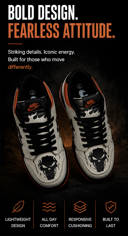 Nike Dunk Low Halloween Skull