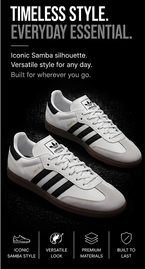 Adidas Samba White