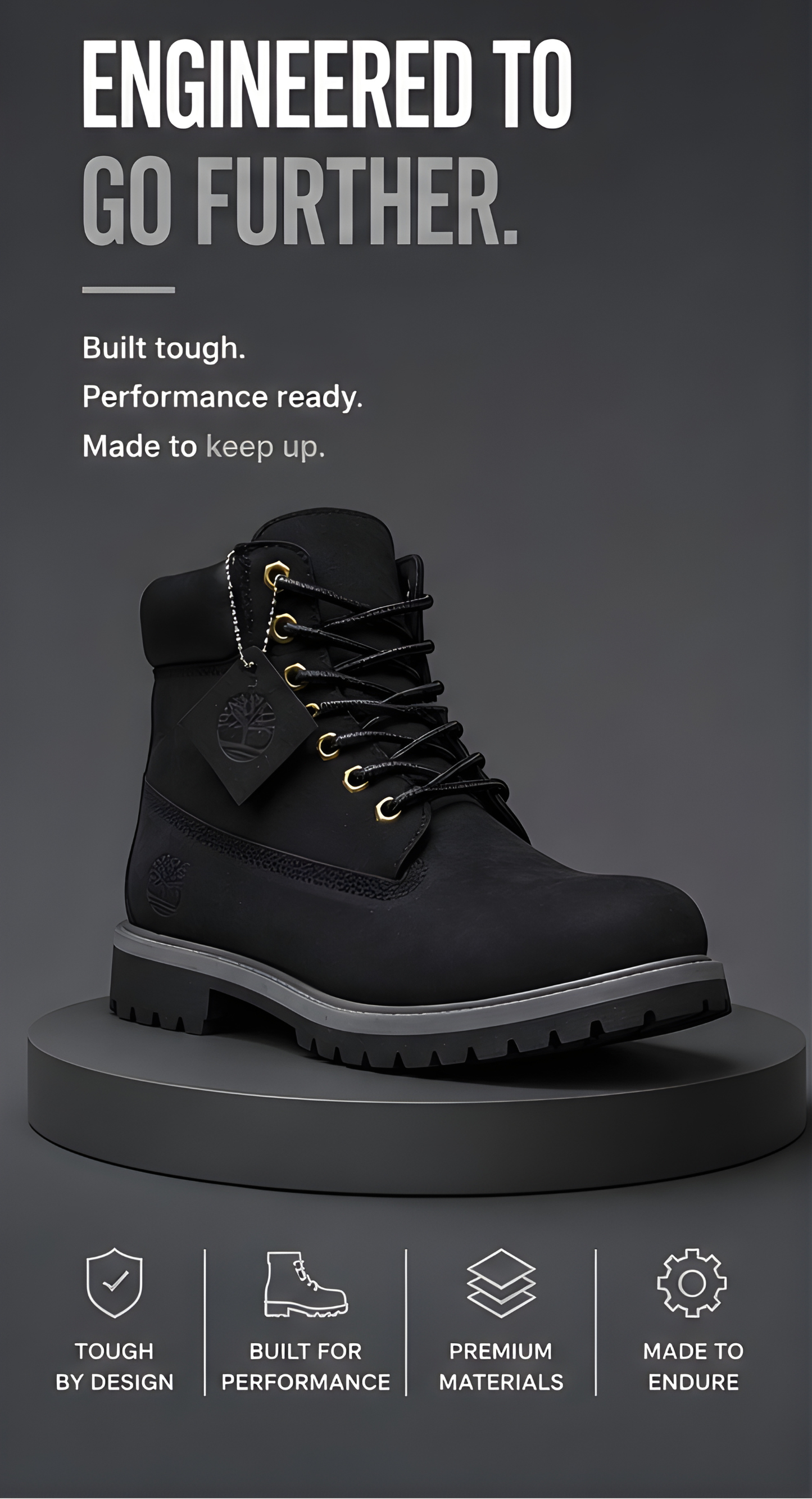 Timberland Nubuck Full Black
