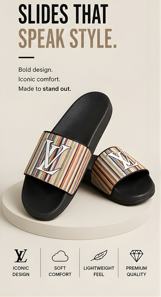 Louis Vuitton Multi Stripe Slides