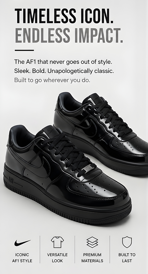 Air Force Black Patent