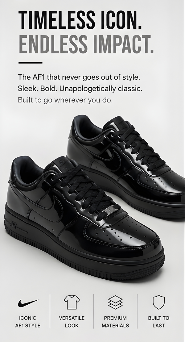 Air Force Black Patent