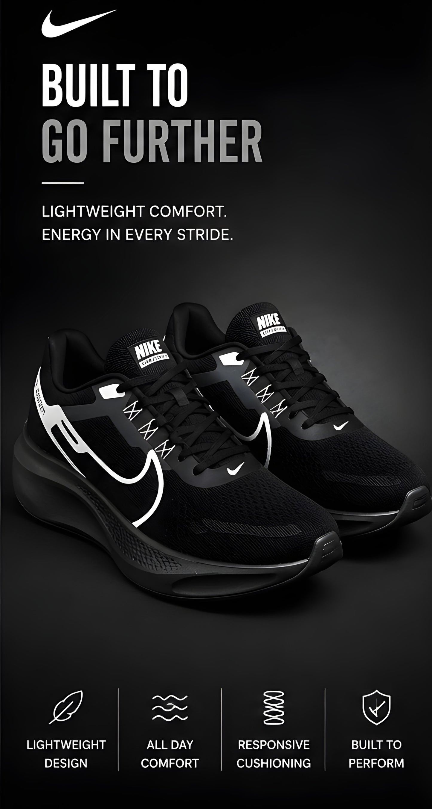 Nike Zoom 8 Full Black