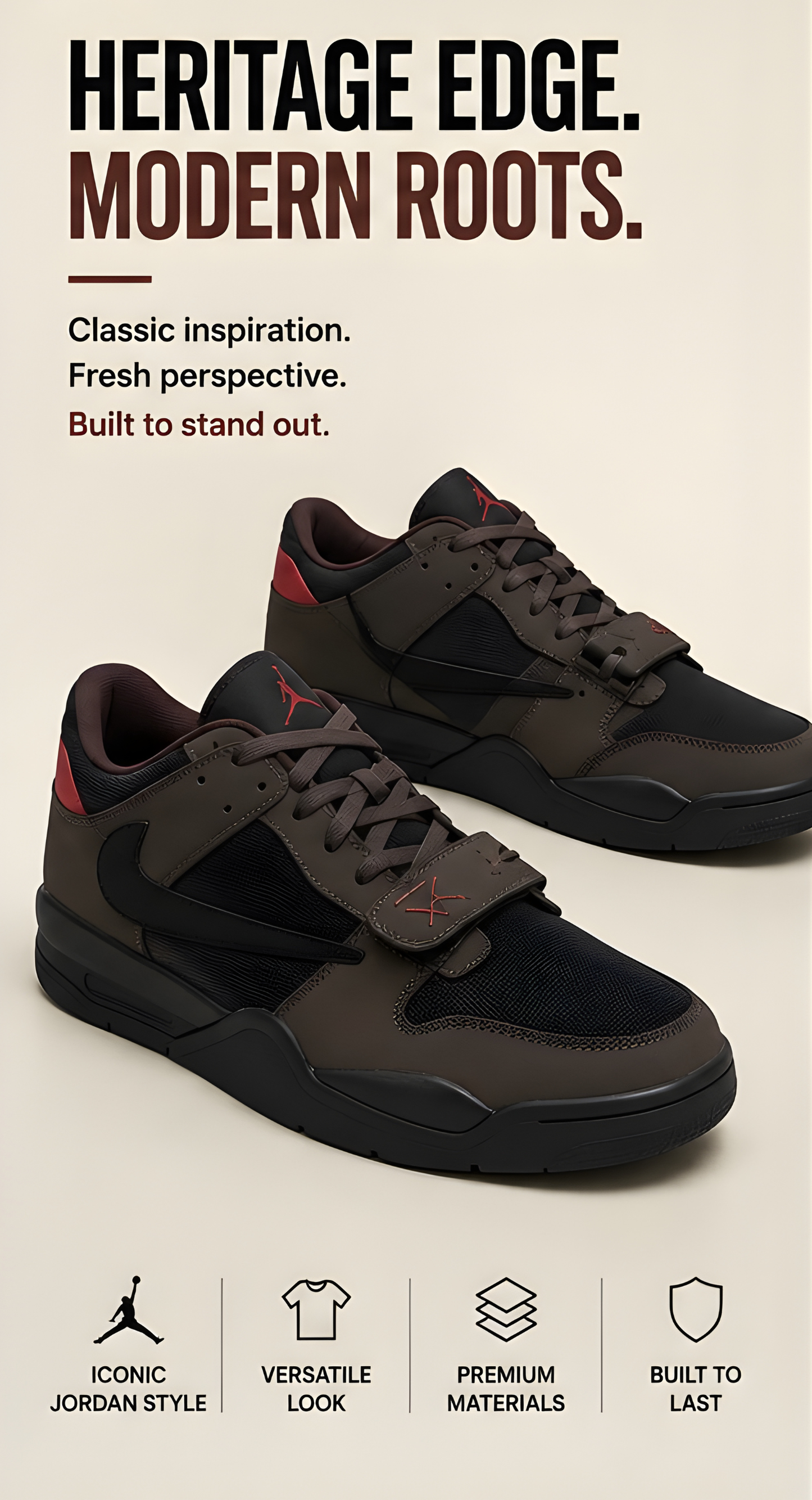 Jumpman Jack 2.0 Mocha Red