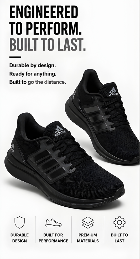 EQ21 Run Shoes Full/Black