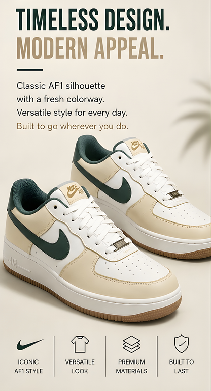 Nike Air Force Shadow Cream