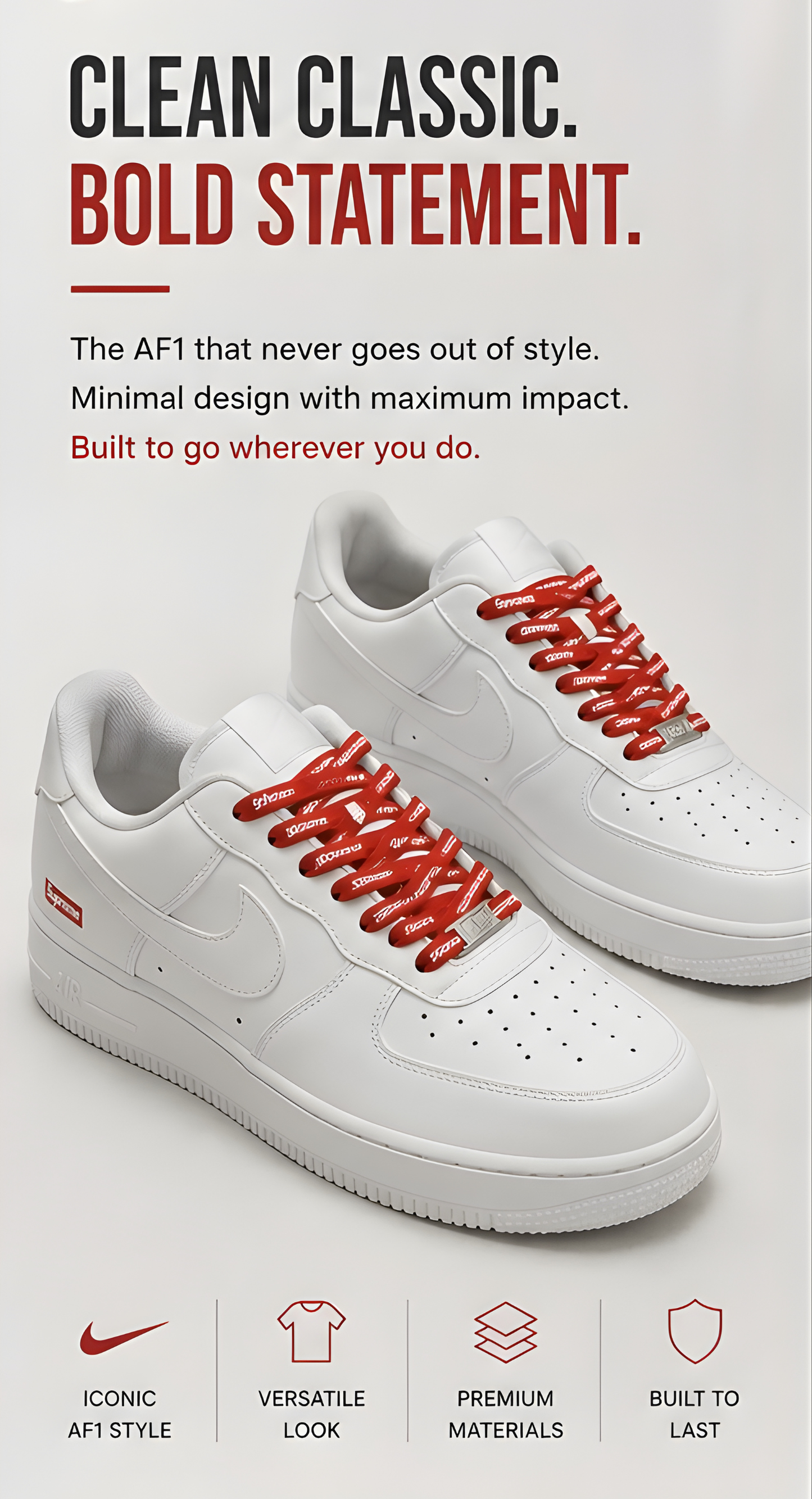 Nike Air Force X Supreme