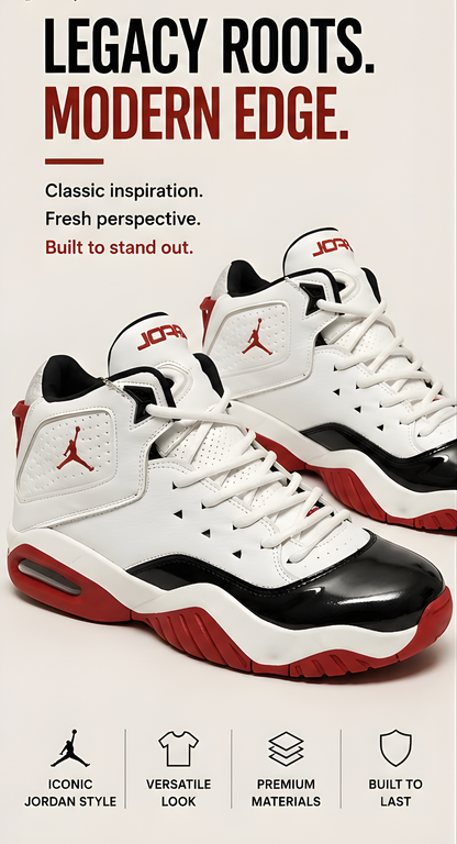 Jordan Beloyal White Red
