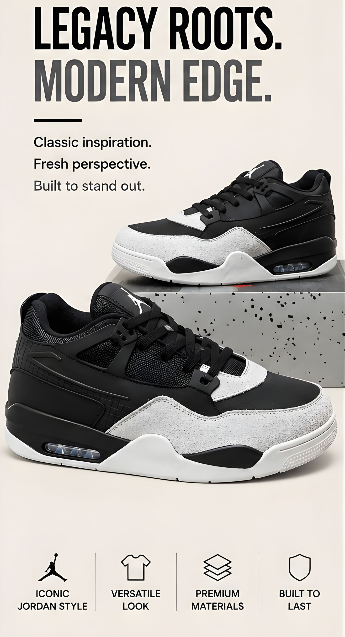Jordan RM Grey Black