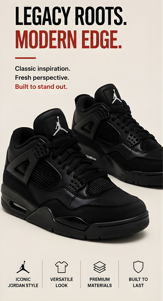 Jordan 4 RM Black Cat