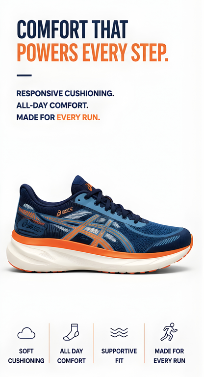 Running A1 Blue & orange