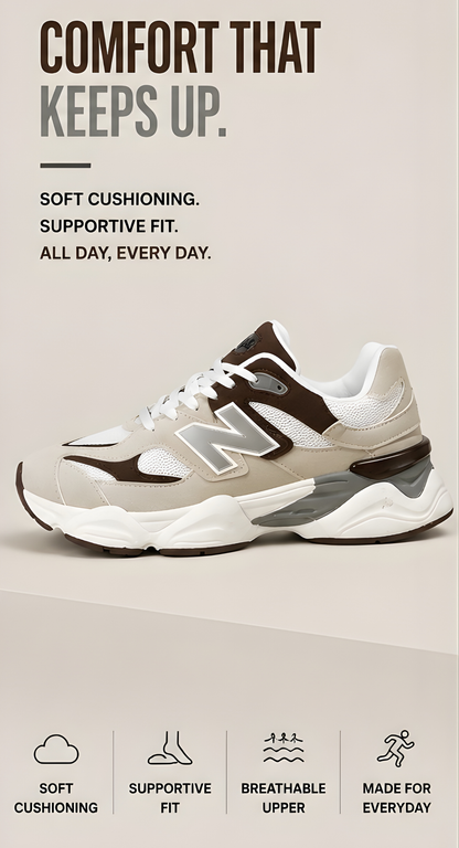 New Balance 9060 Beige Brown