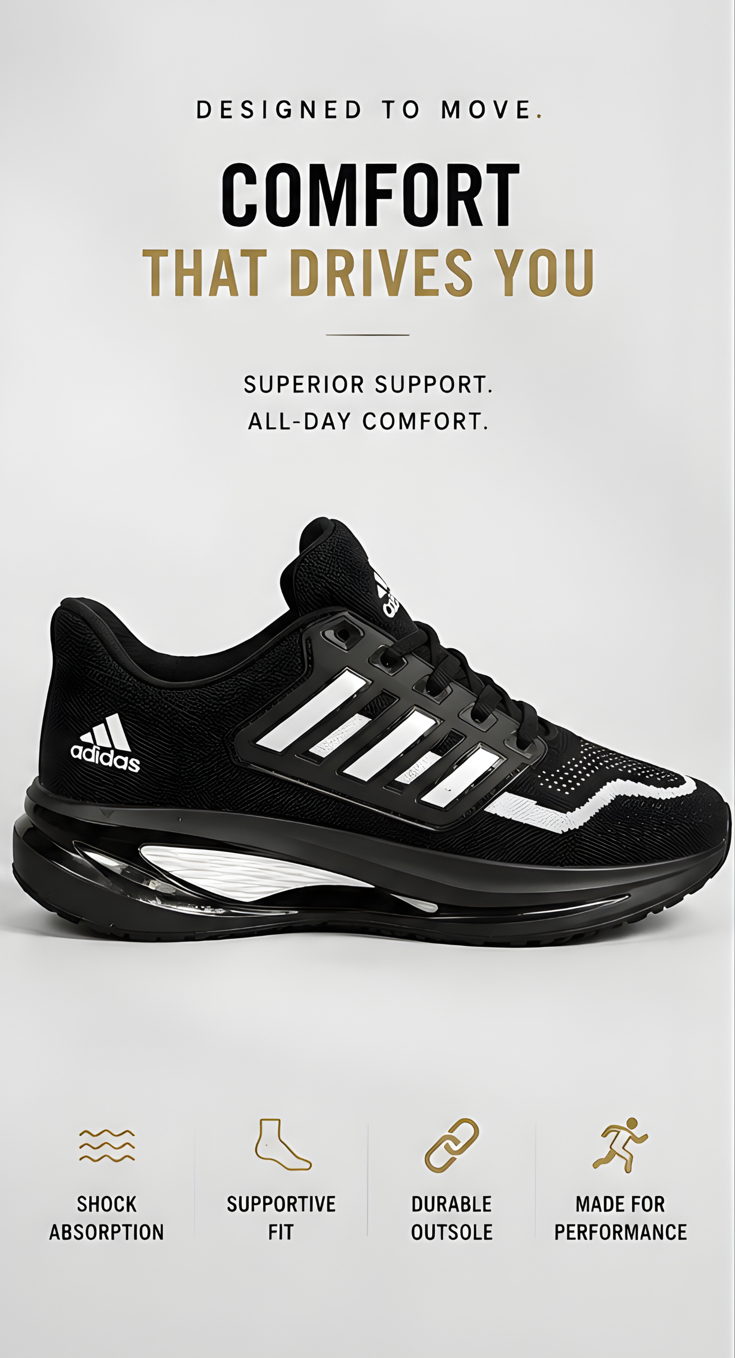 Adidas Bounce 3.0 Black:White