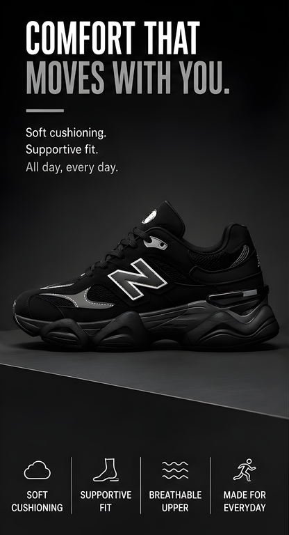 New Balance 9060 Full Black