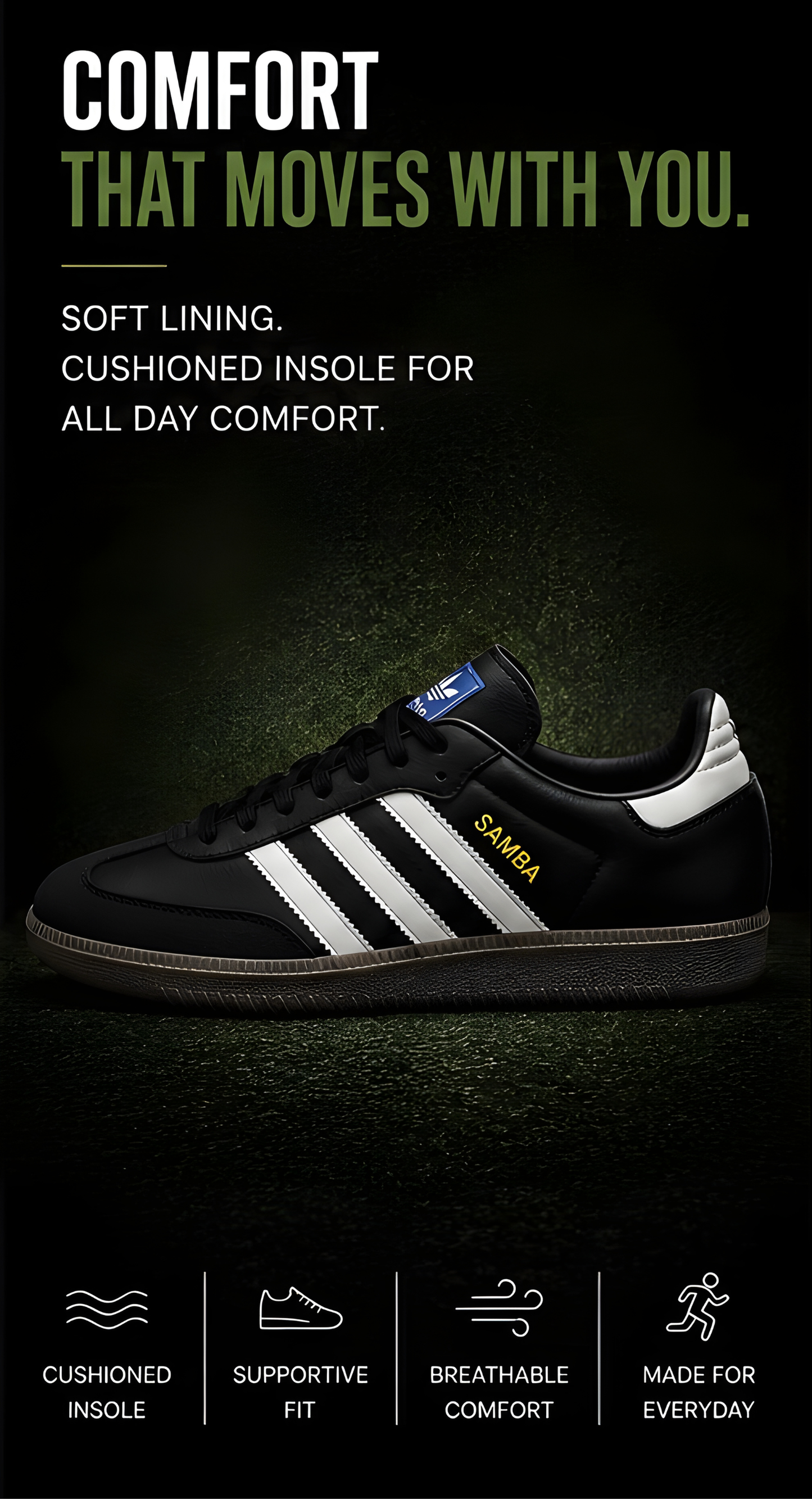 Adidas Samba Black