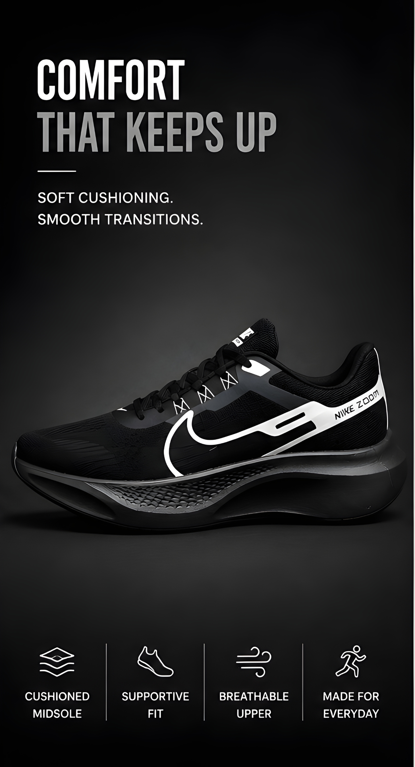 Nike Zoom 8 Full Black