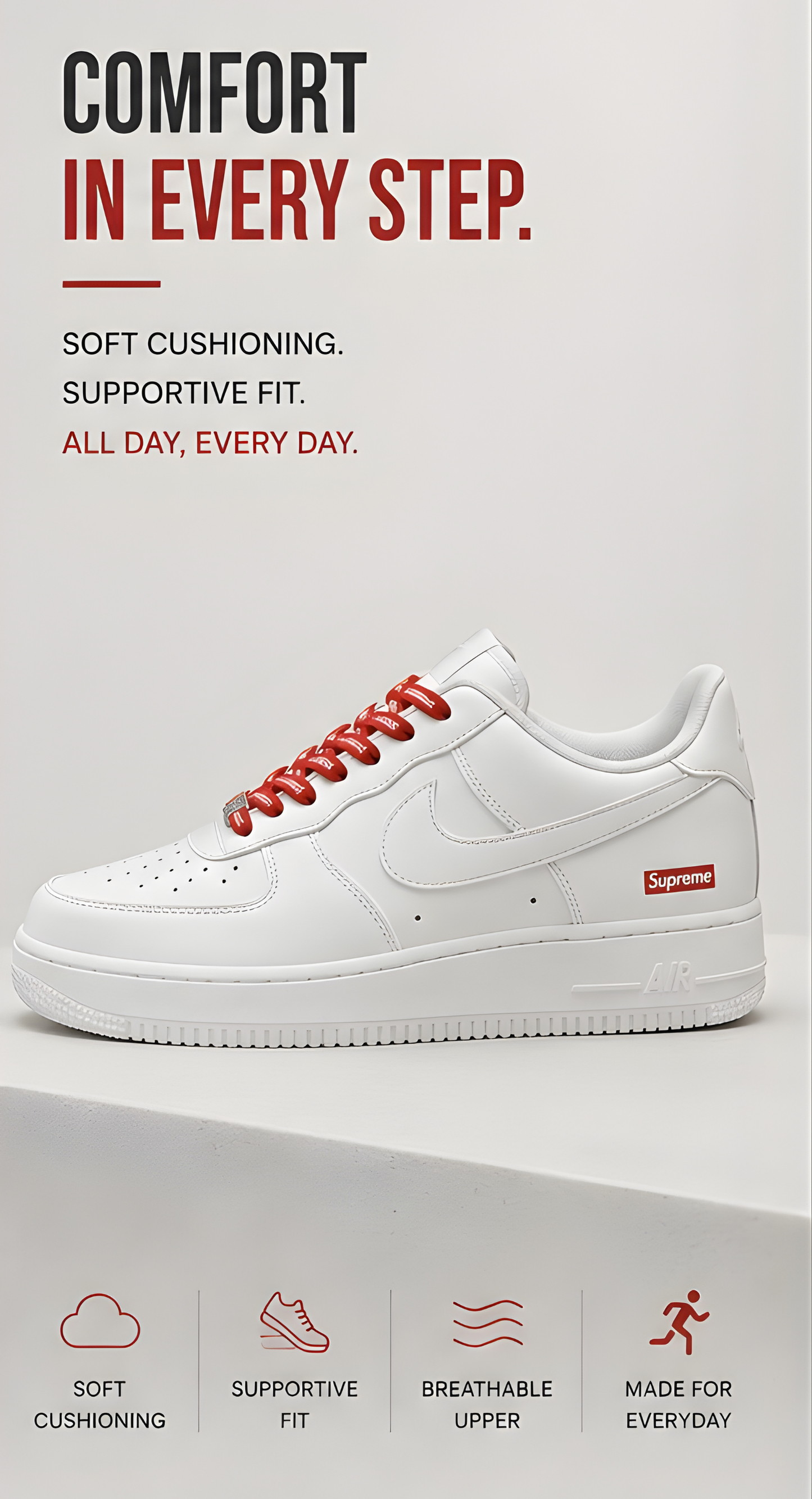 Nike Air Force X Supreme