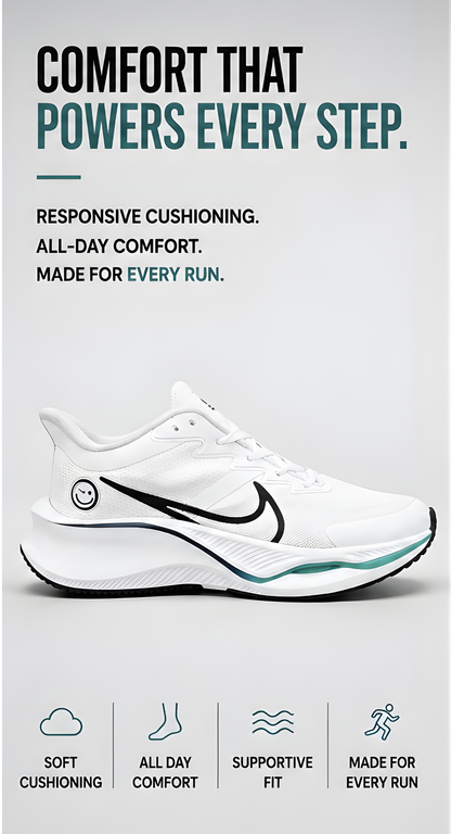 Zoom X Smiley White Multi
