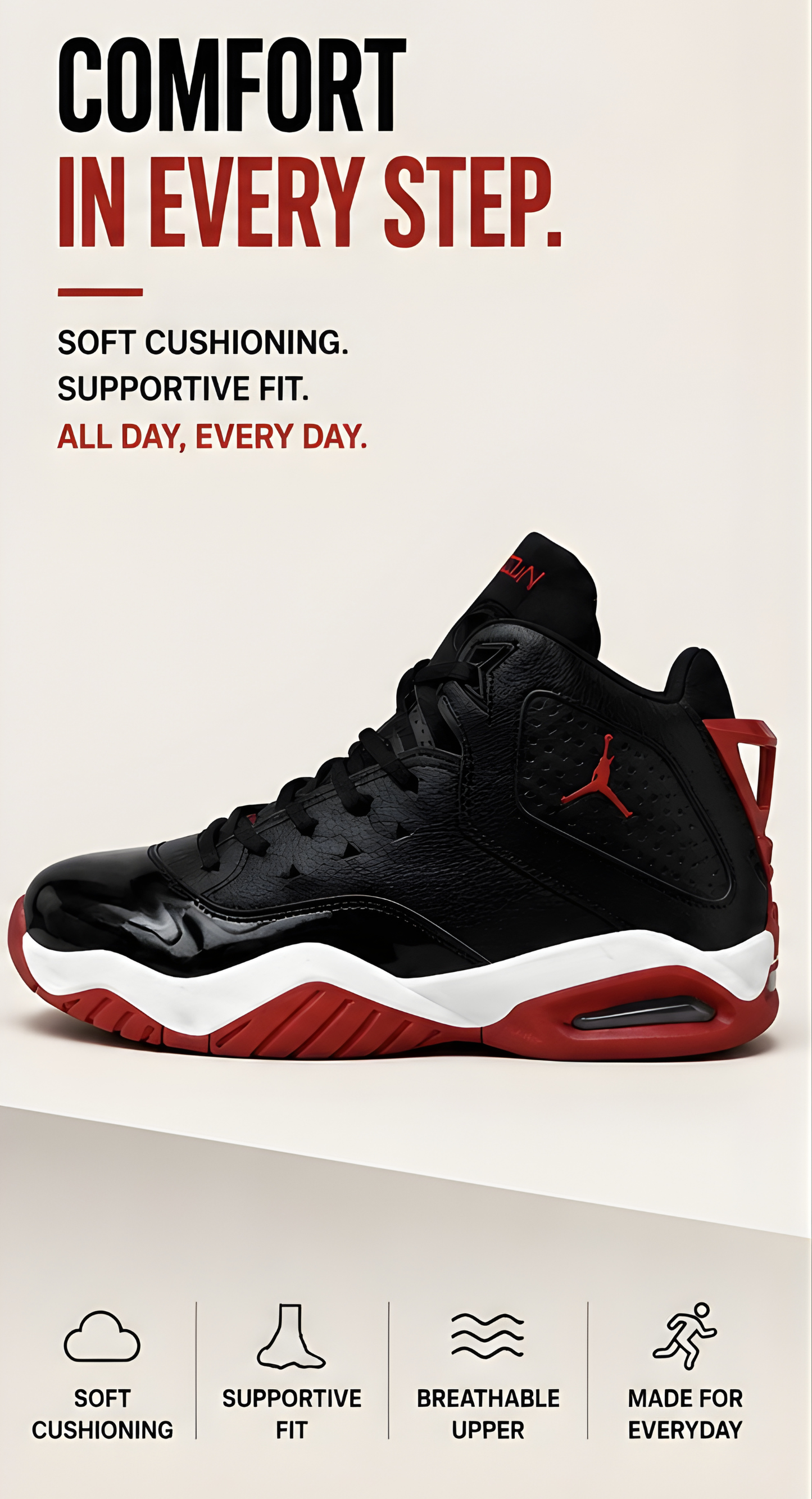 Jordan Beloyal Black Red