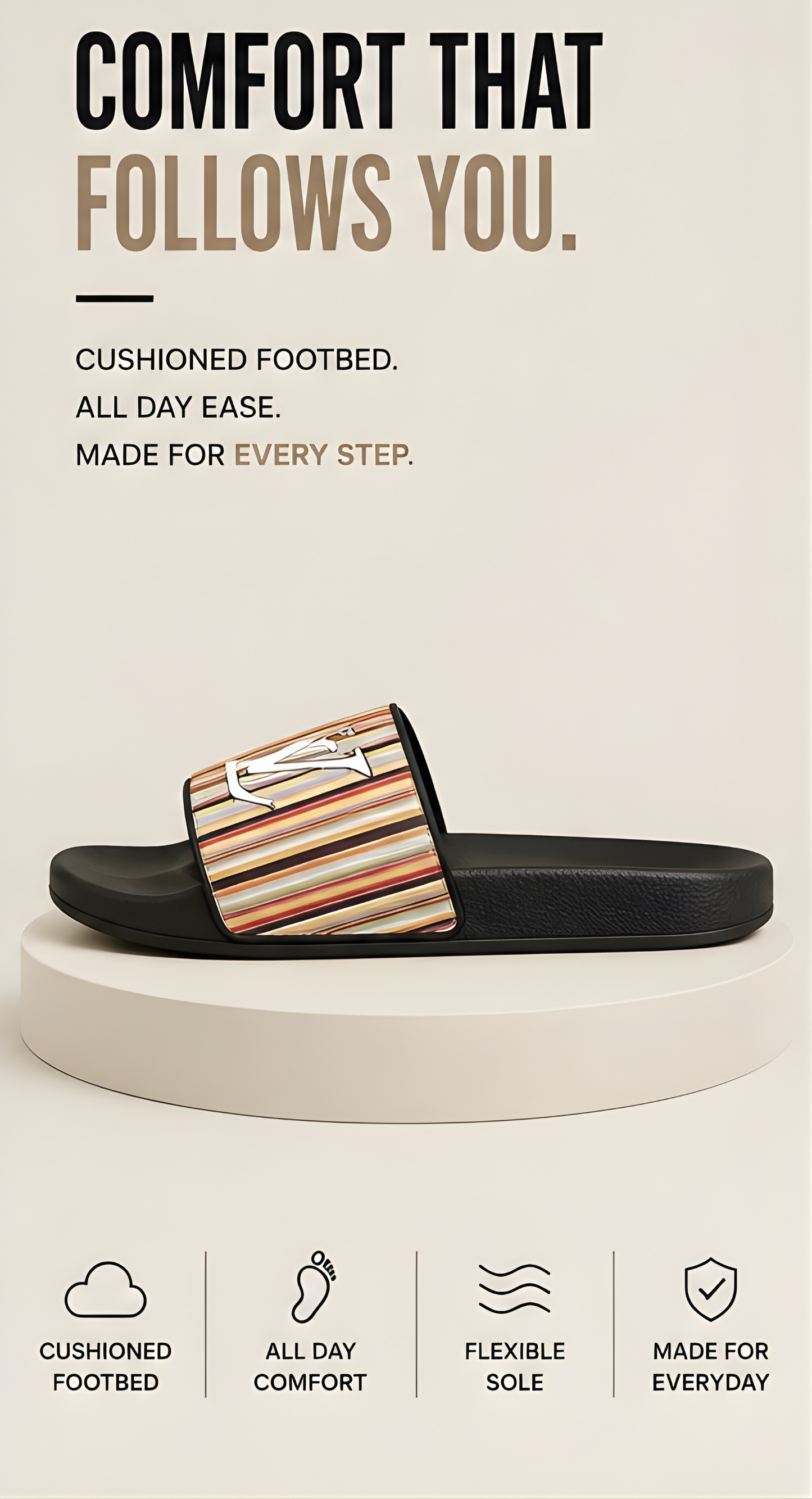 Louis Vuitton Multi Stripe Slides