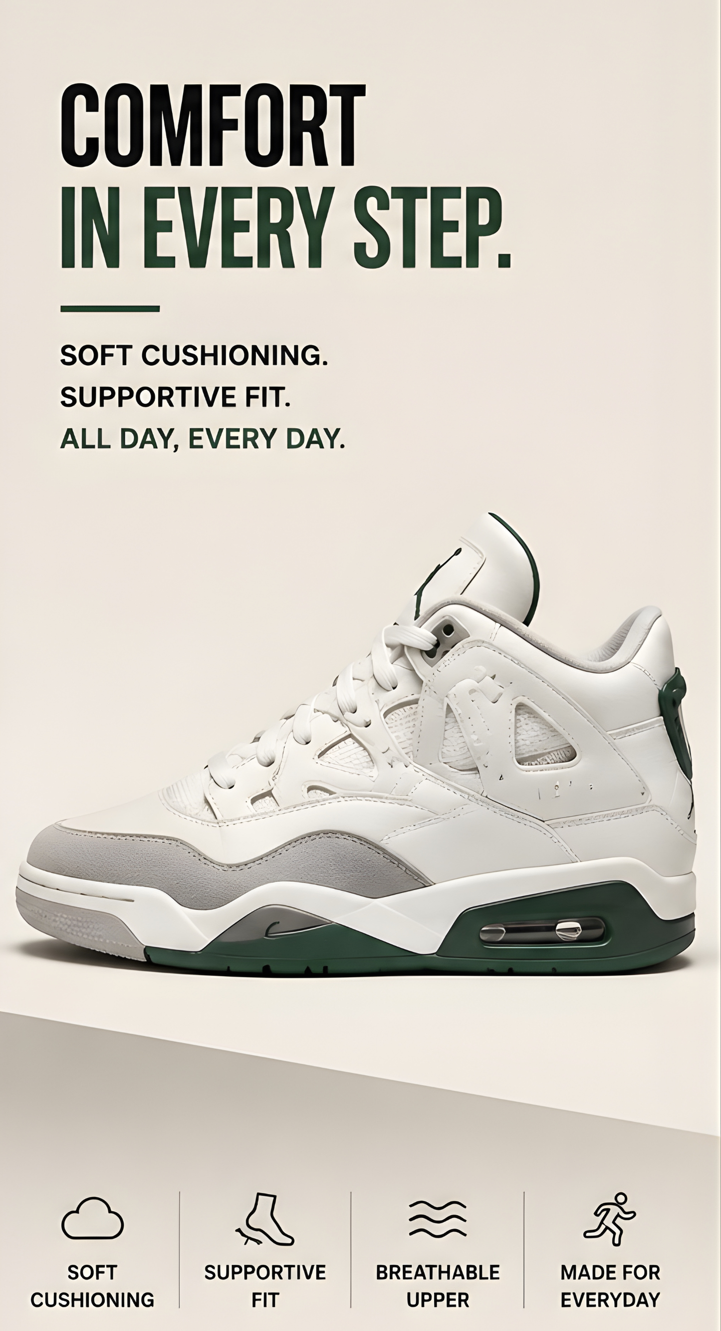 Jordan 4 RM Pine Green