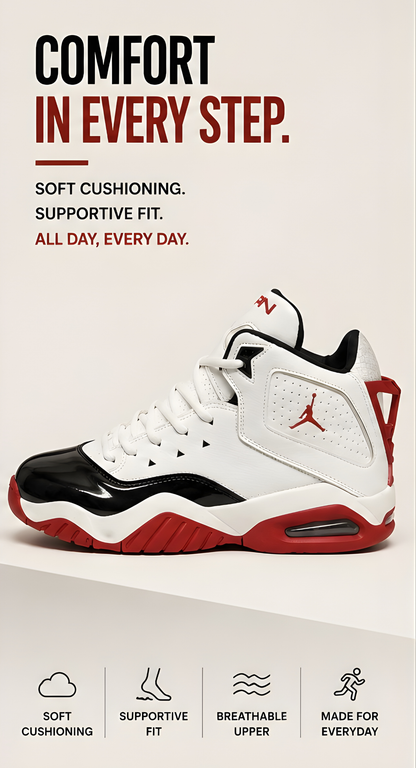 Jordan Beloyal White Red