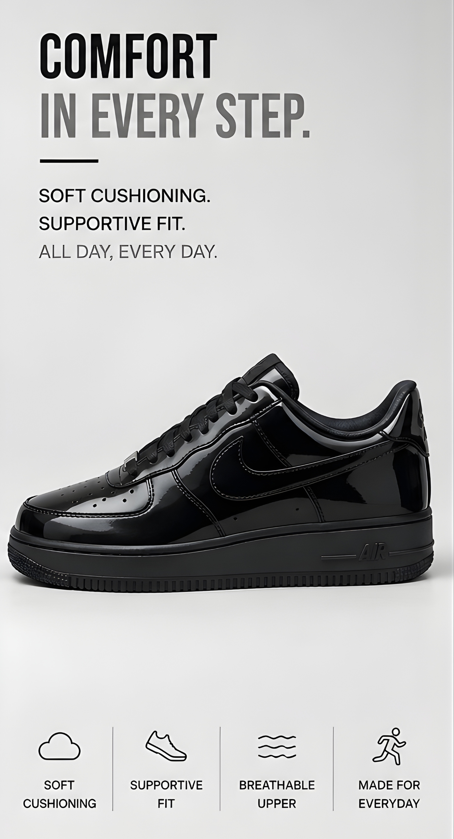 Air Force Black Patent