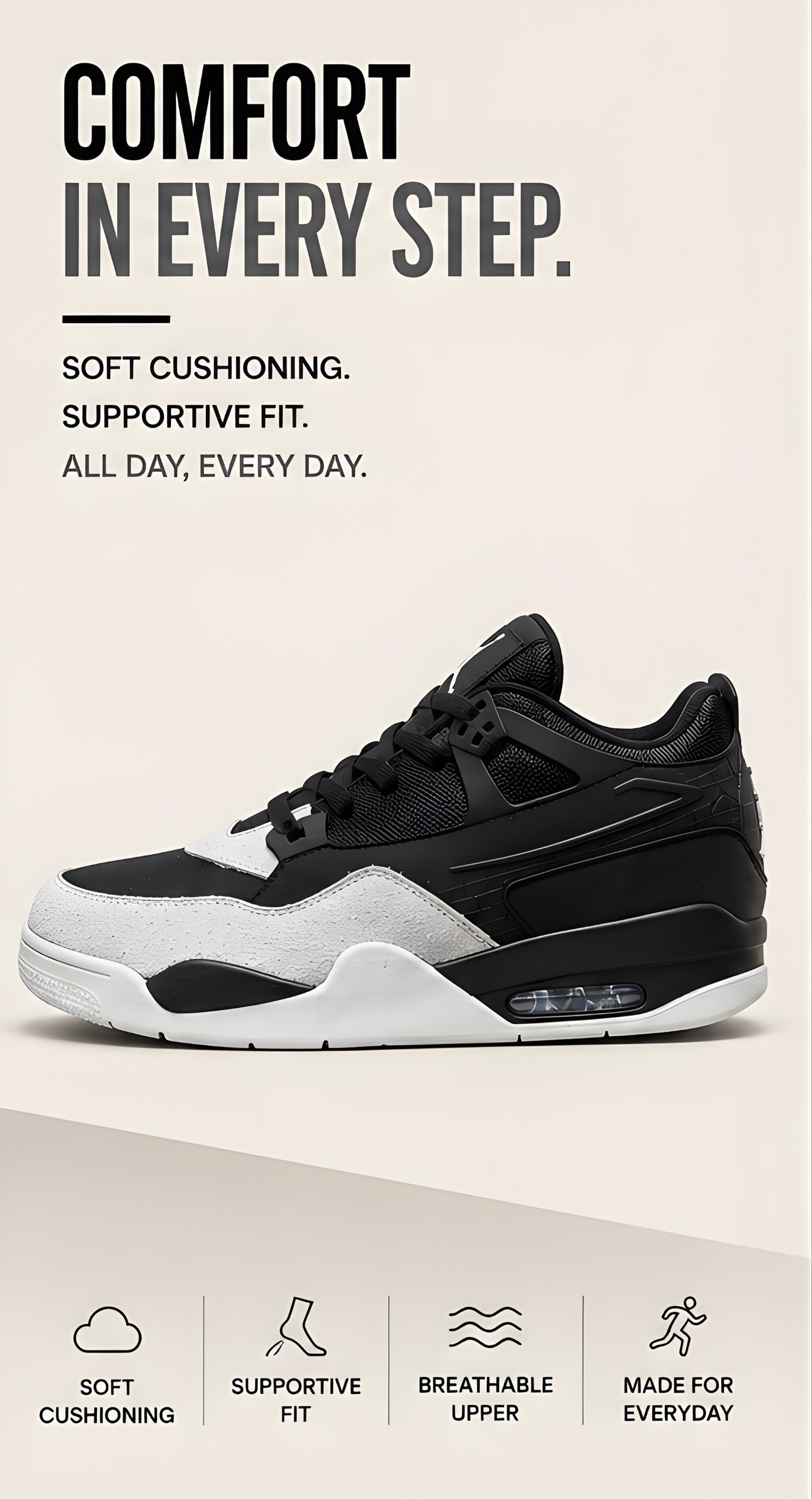 Jordan RM Grey Black