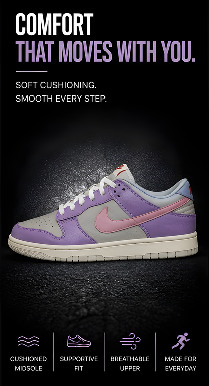 Nike Dunk Low Grey Purple