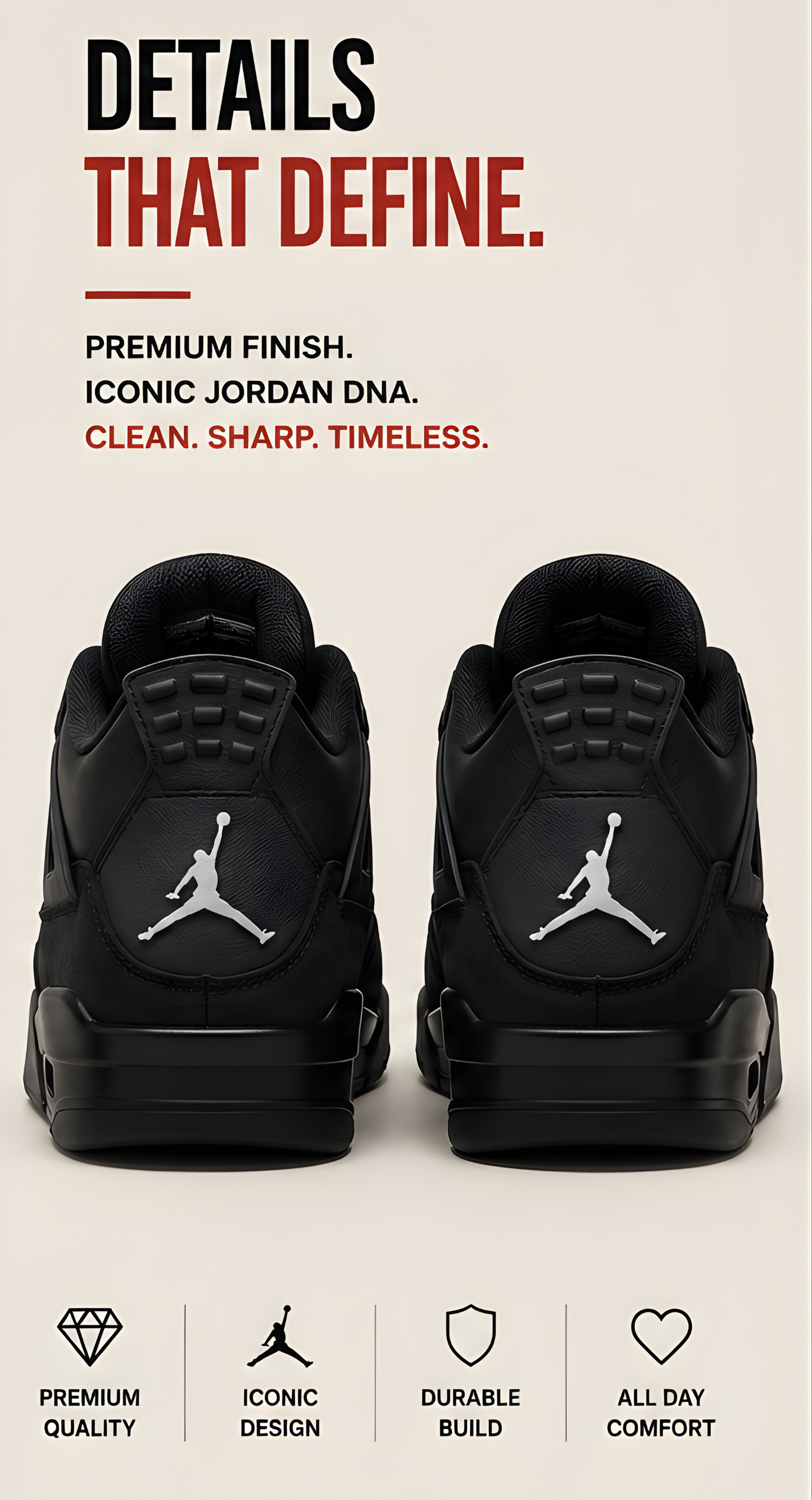 Jordan 4 RM Black Cat