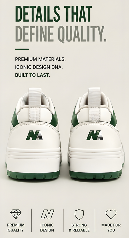 New Balance 550 Green/White