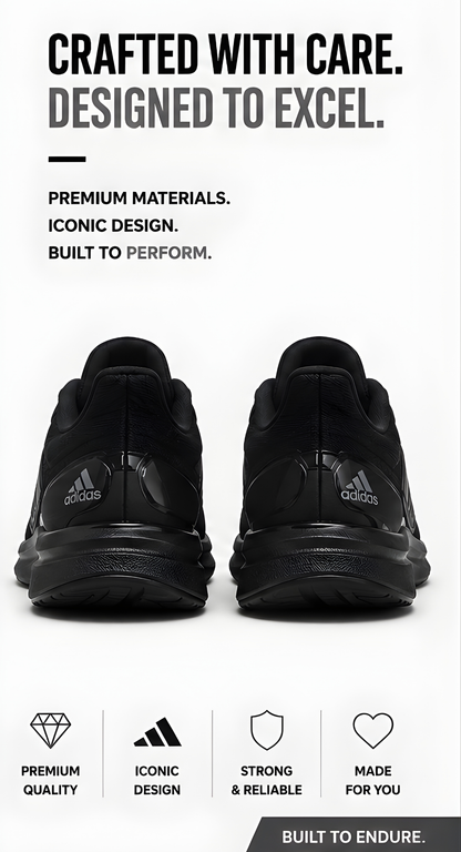 EQ21 Run Shoes Full/Black