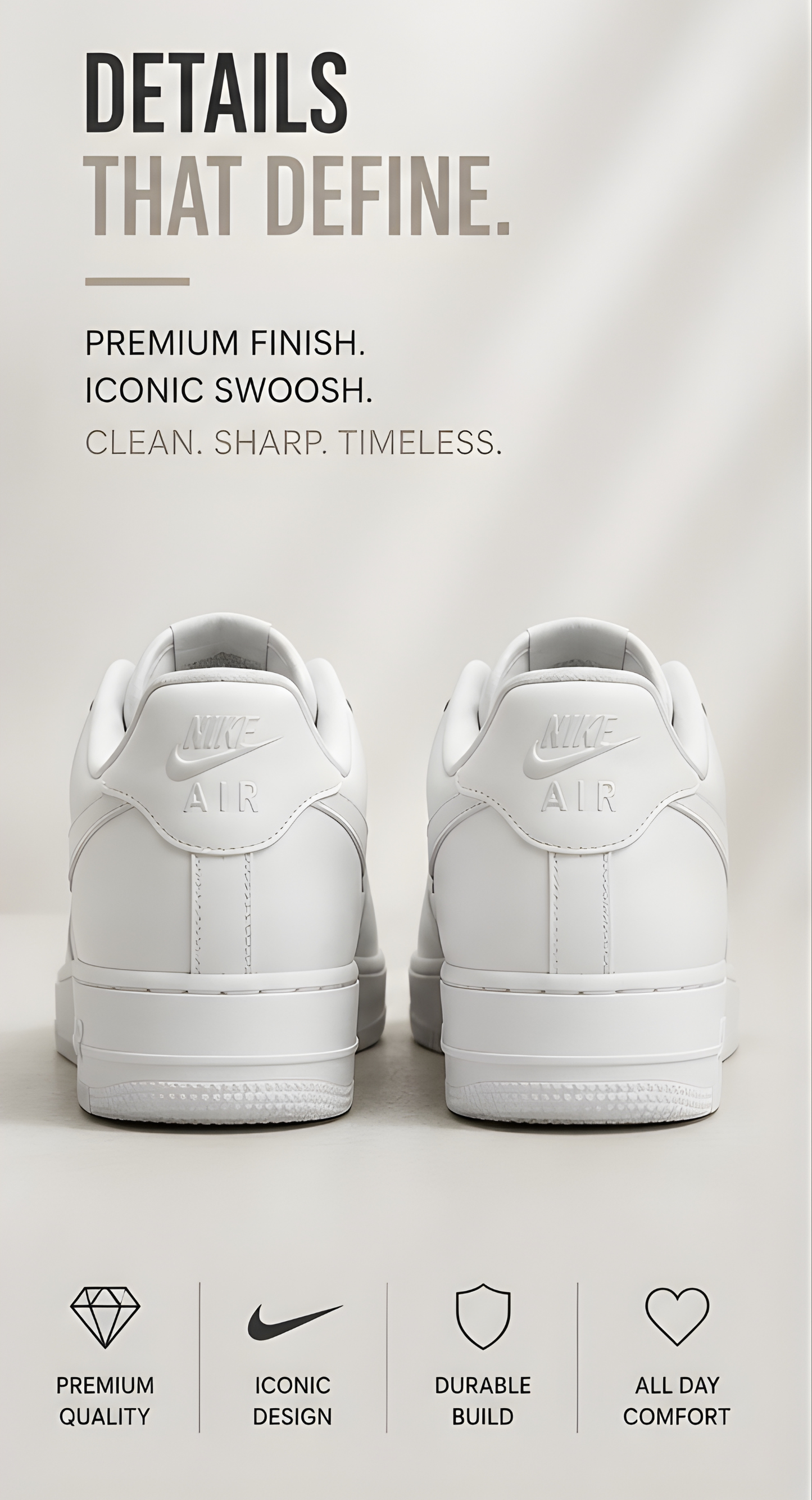 Nike Air Force 1 Full White
