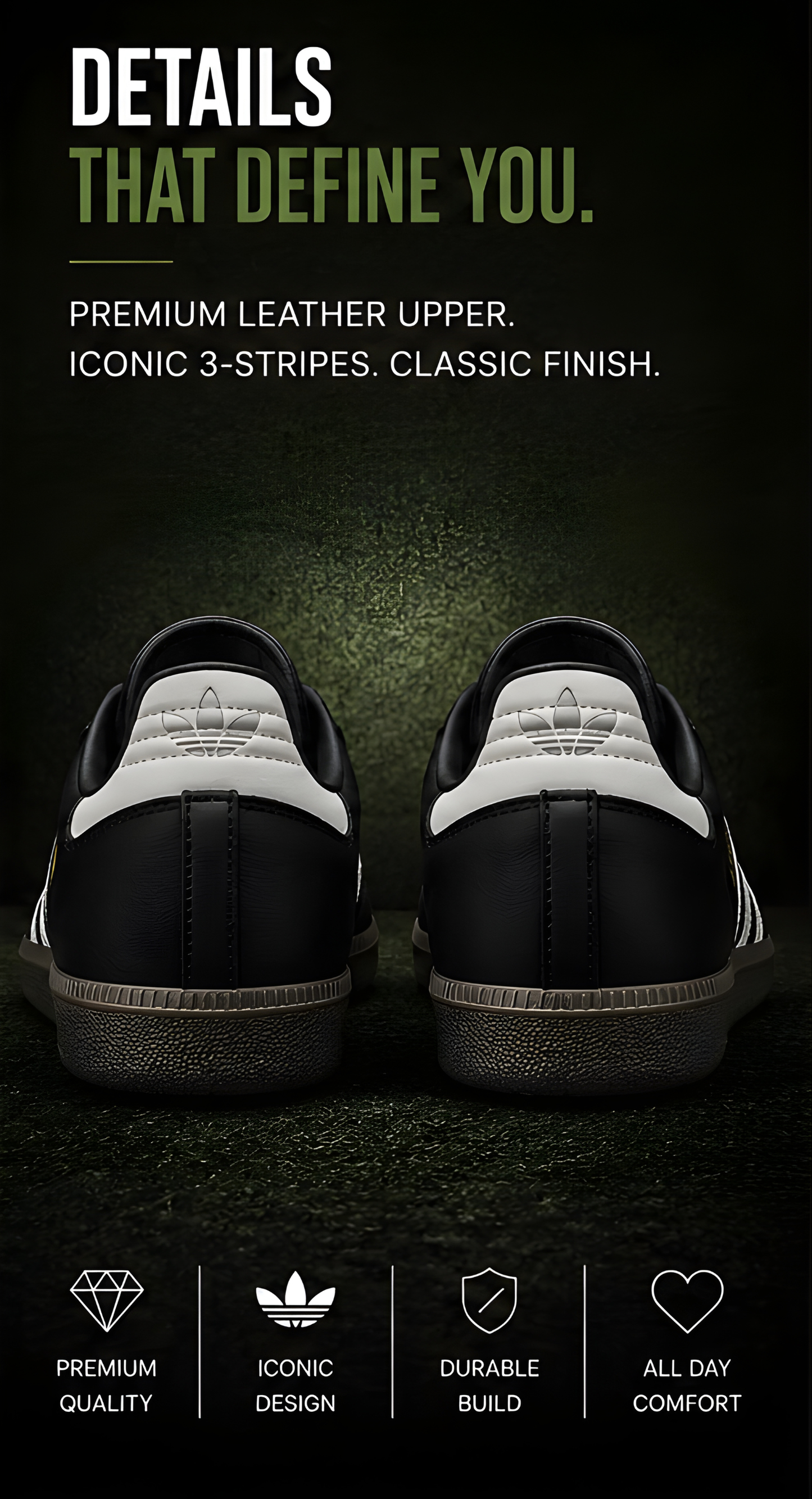 Adidas Samba Black