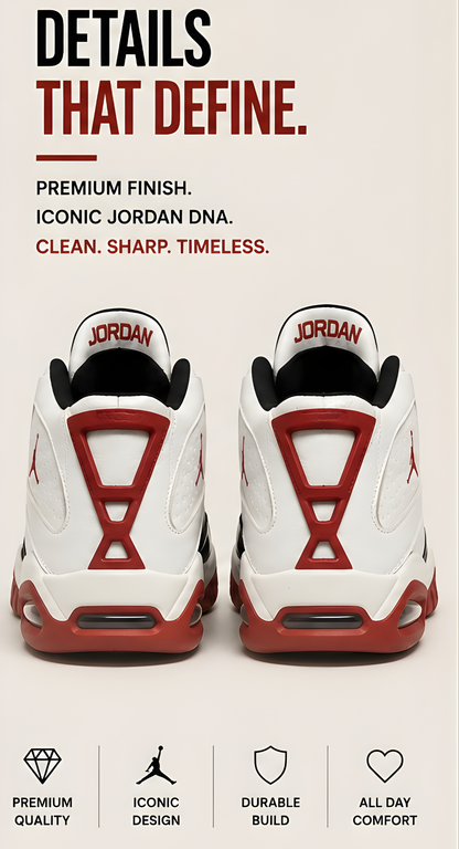 Jordan Beloyal White Red
