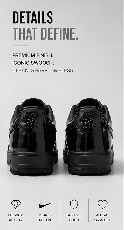 Air Force Black Patent