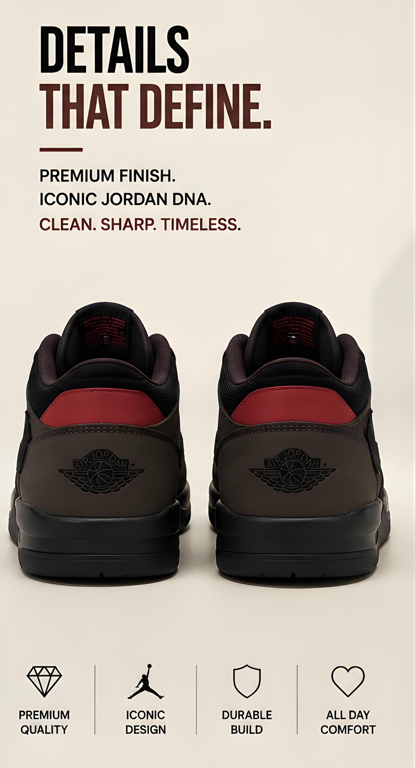 Jumpman Jack 2.0 Mocha Red